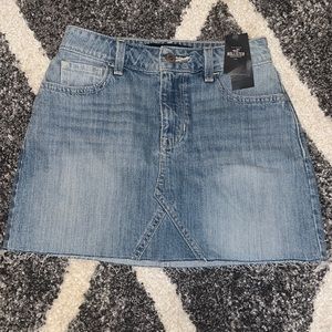 Hollister High Rise Jean Skirt